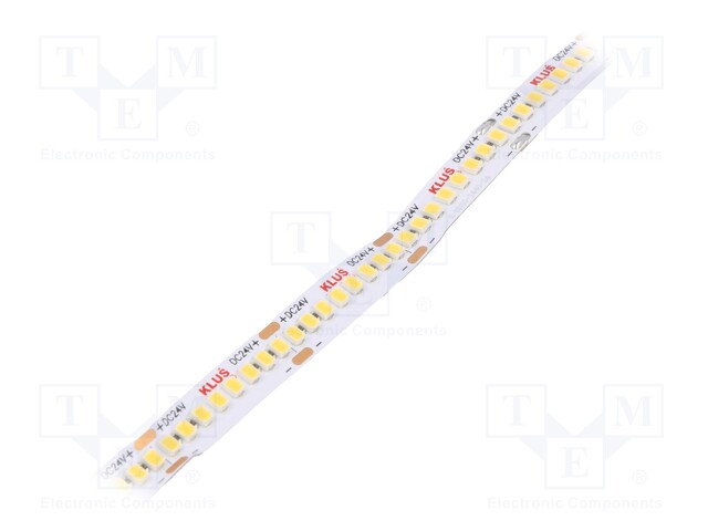LED tape; white warm; 24V; LED/m: 240; 10mm; IP20; 120°; 14.4W/m