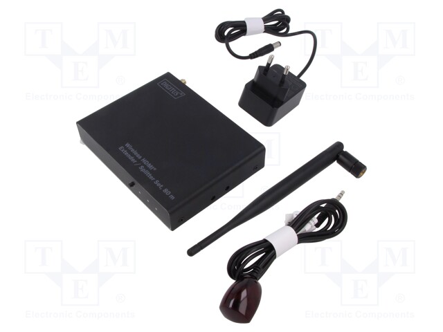 HDMI extender; wireless,HDCP 1.3,HDMI 1.3; black; DS-55314; 80m