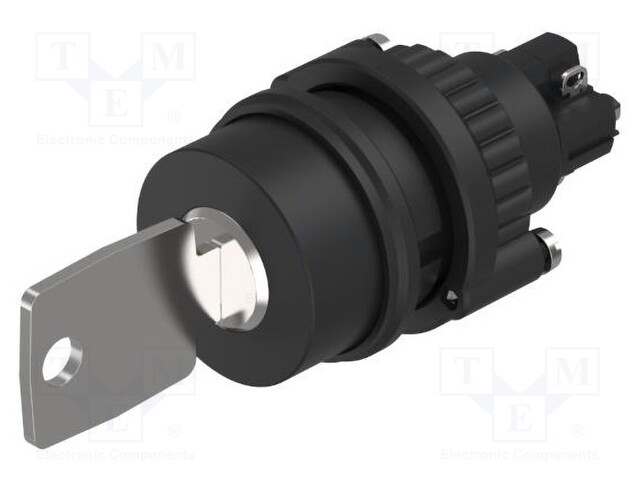 Switch: rotary with key; Stabl.pos: 2; NC + NO; 14; Pos: 2