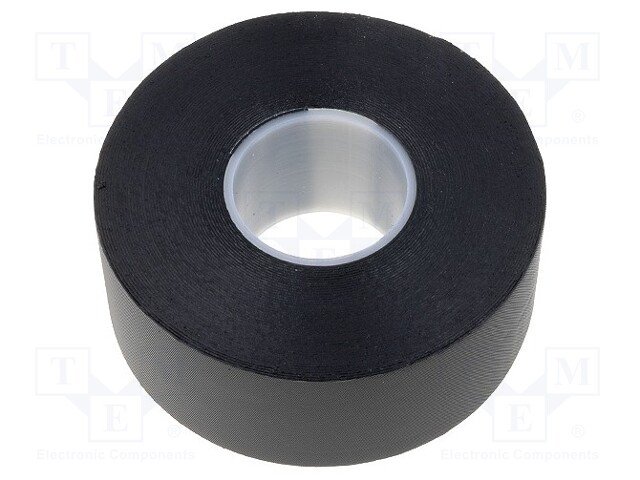 Tape: self-amalgamating; black; 38mm; L: 10m; D: 0.5mm; -40÷90°C