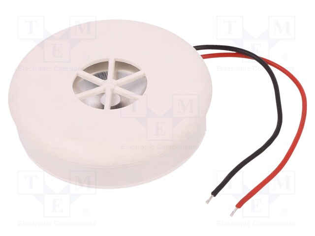 Sound transducer: piezo alarm; 12÷24VDC; Colour: white