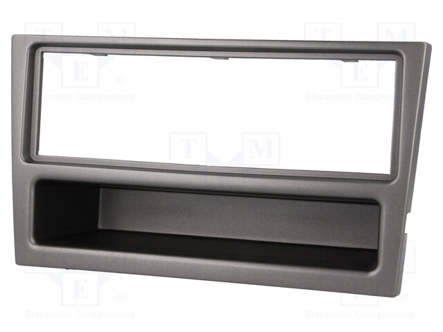 Radio mounting frame; Opel; 1 DIN; charcoal-metallic