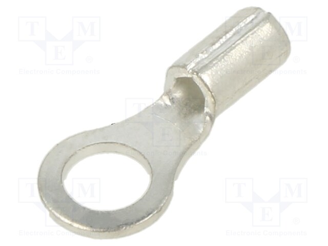 Tip: ring; crimped; for cable; non-insulated; tinned; copper alloy