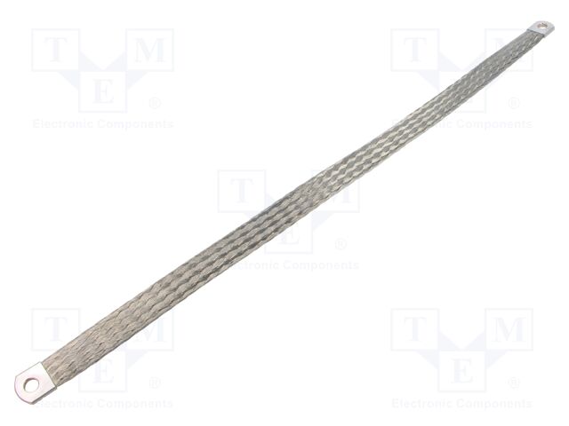 Braids; earthing tape; 35mm2; Ø1: 8.5mm; Ø2: 8.5mm; L: 0.5m
