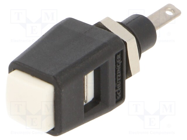 Laboratory clamp; white; 70VDC; 16A; Contacts: nickel; -25÷90°C