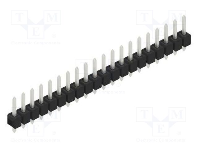 Connector: pin strips; pin header; male; PIN: 20; 2.54mm; THT; 1x20