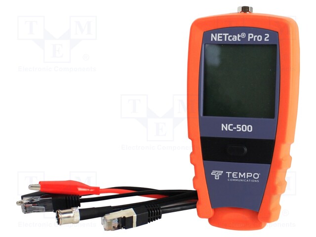 Tester: wiring system; touch screen,LCD (128x128); RJ45; 0÷50°C