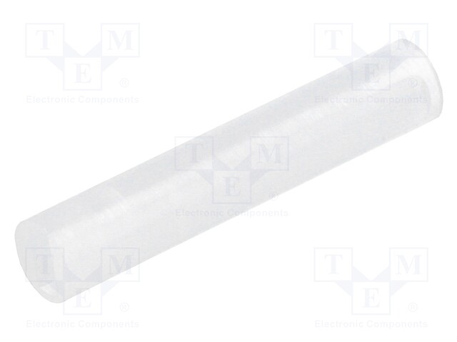 Spacer sleeve; LED; Øout: 4mm; ØLED: 3mm; L: 21mm; natural; UL94V-2