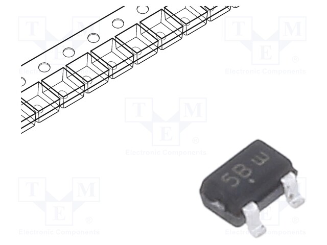 Transistor: PNP; bipolar; 45V; 500mA; 460W; SC70