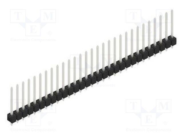 Connector: pin strips; pin header; male; PIN: 29; 2.54mm; THT; 1x29