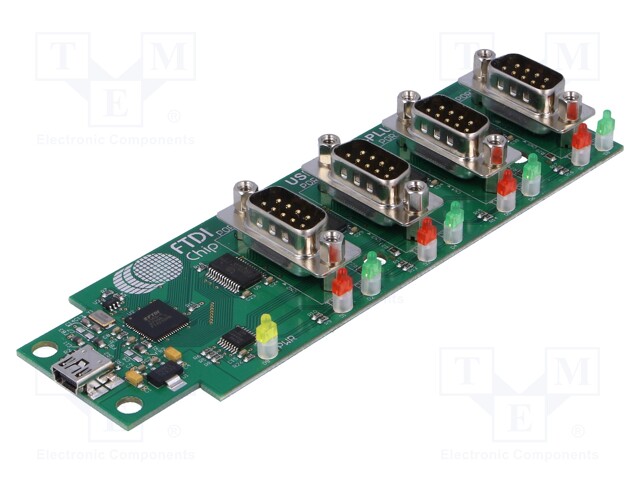 Module: USB; RS232,USB; D-Sub 9pin x4,USB B mini; -40÷85°C; 1Mbps