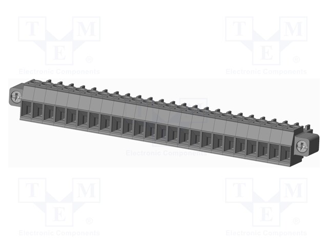 Connector: pluggable terminal block; plug; female; straight; grey
