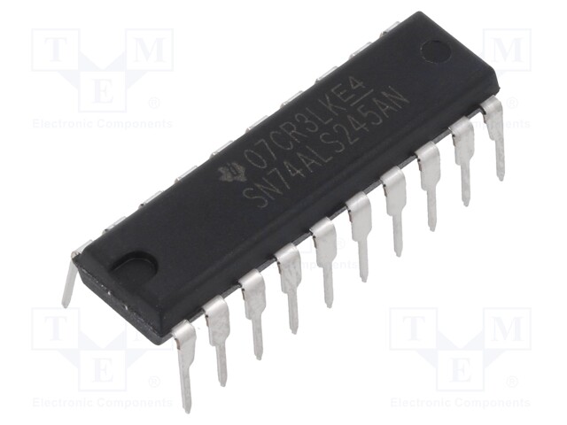 Transceiver, 74ALS245, 4.5 V to 5.5 V, DIP-20