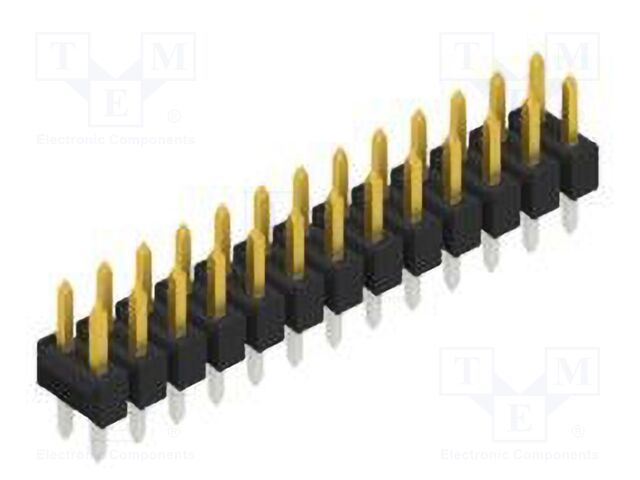 Connector: pin strips; pin header; male; PIN: 26; 2.54mm; THT; 2x13