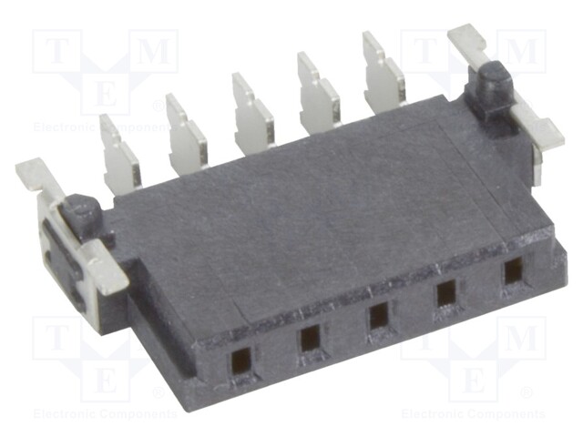 Connector: PCB to PCB; female; PIN: 5; 2.54mm; -55÷125°C; 21A; SMT