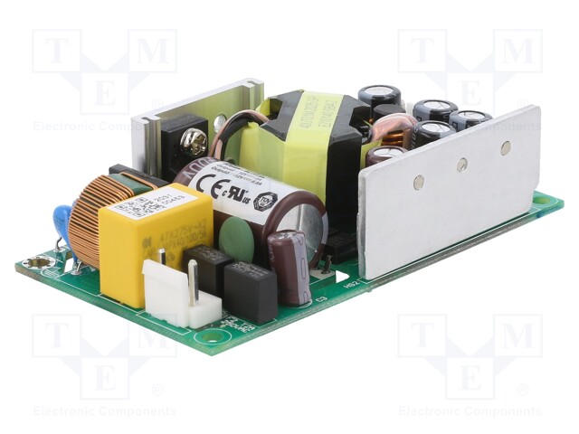 AC/DC Open Frame Power Supply (PSU), ITE & Medical, 3 Output, 40 W, 85V AC to 264V AC