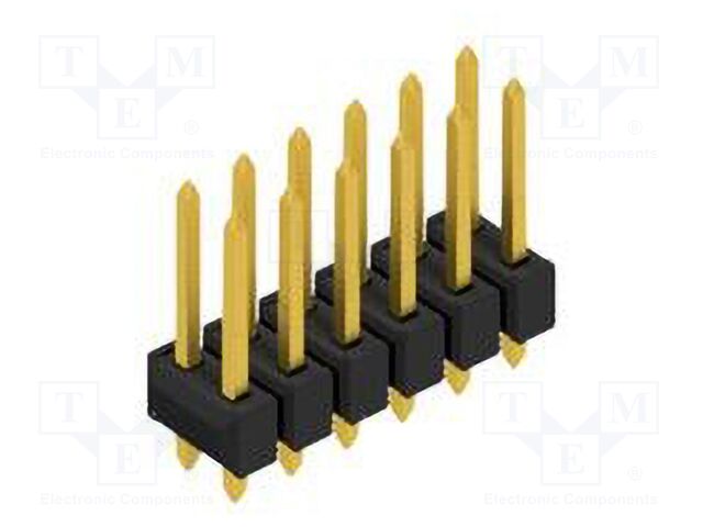 Connector: pin strips; pin header; male; PIN: 12; 2.54mm; THT; 2x6