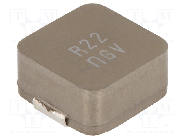 Inductor: ferrite; 220nH; Ioper: 53A; 1.1mΩ; ±20%; Isat: 100A