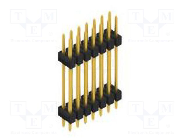 Connector: pin strips; pin header; male; PIN: 14; 2.54mm; THT; 2x7