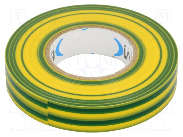 Tape: electrical insulating; W: 15mm; L: 25m; Thk: 0.15mm; PVC film