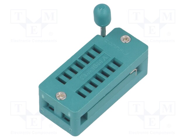 Socket: DIP; ZIF; PIN: 14; 7.62mm; demountable; -40÷105°C; THT; 50VDC