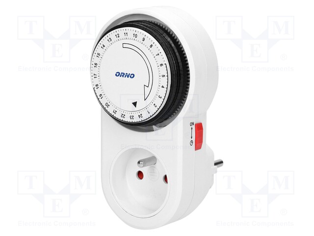 Programmable time switch; 15min÷24h; 230VAC/16A; Usup: 230VAC