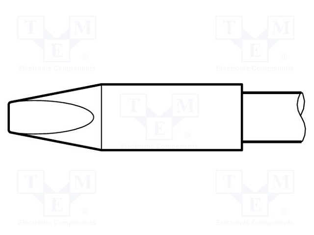 Tip; chisel; 2.4x0.6mm; longlife