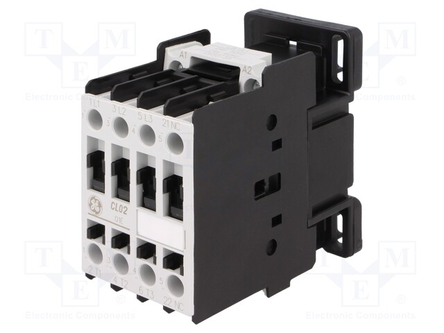 Contactor: 3-pole; NO x3; Auxiliary contacts: NC; 24VAC; 18A; CL