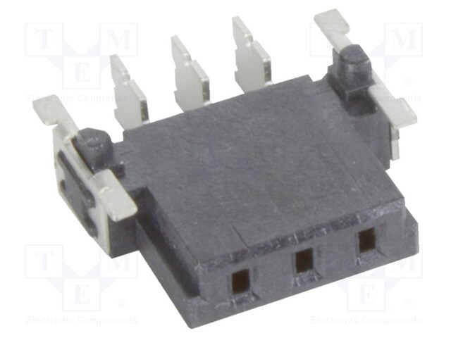 Connector: PCB to PCB; female; PIN: 3; 2.54mm; -55÷125°C; 21A; SMT