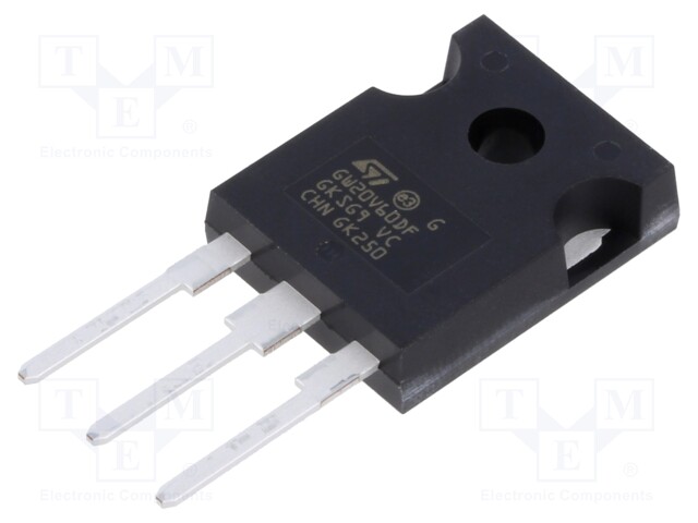 IGBT Single Transistor, 40 A, 1.8 V, 167 W, 600 V, TO-247, 3 Pins