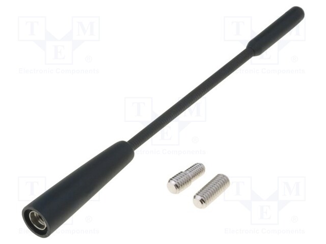 Antenna mast; 0.14m; M5,M6; inside; universal; Colour: black