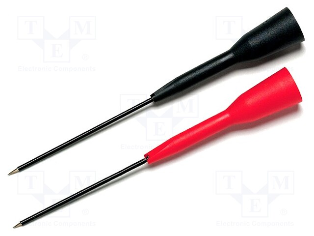 Measuring probe; needle; red and black; 2mm; 60VDC
