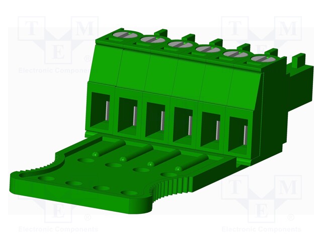 Connector: pluggable terminal block; plug; female; straight; 300V