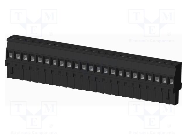 Connector: pluggable terminal block; plug; female; angled 90°