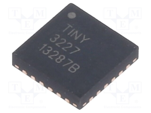 IC: AVR microcontroller; EEPROM: 256B; SRAM: 3kB; Flash: 32kB