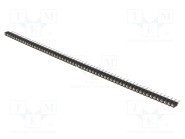 Socket; pin strips; female; PIN: 60; turned contacts; straight