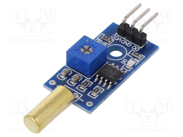 Sensor: tilt; LM393; Channels: 1; 32x14mm; Application: ARDUINO