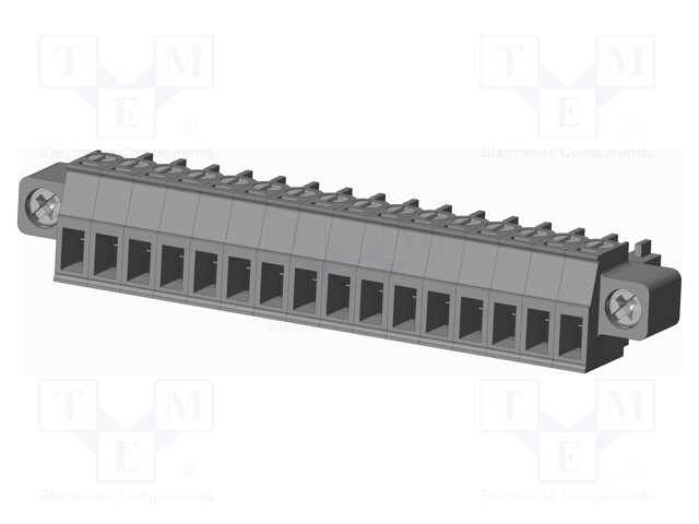 Connector: pluggable terminal block; plug; female; straight; grey