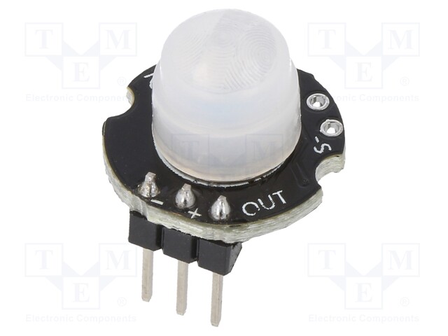 Sensor: motion; infrared; 3.3÷5VDC; 0÷3m