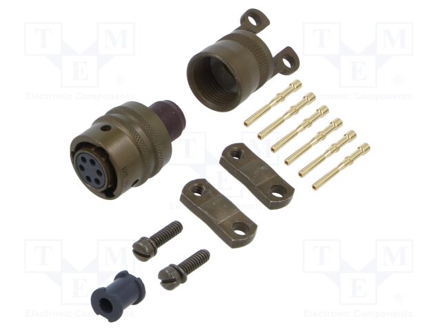 Connector: circular; plug; PT/451