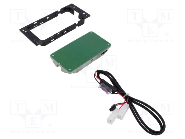 Inductance charger; universal; black; 15W; Mounting: flat surface