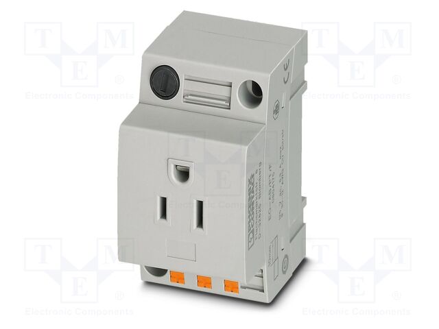 Connector: AC supply; socket; female; 6A; PIN: 3; push-in; 6mm2