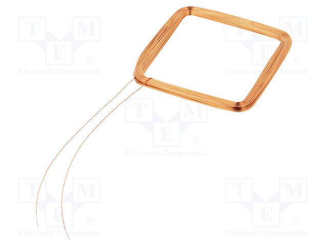 RFID antenna; 125kHz; Body dim: 33x33x1.5mm; 314uH