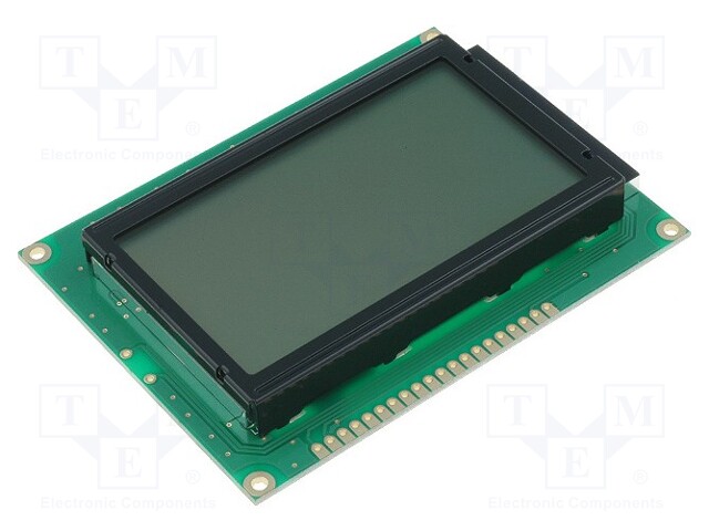 Display: LCD; graphical; 240x128; STN Positive; gray; LED; PIN: 20