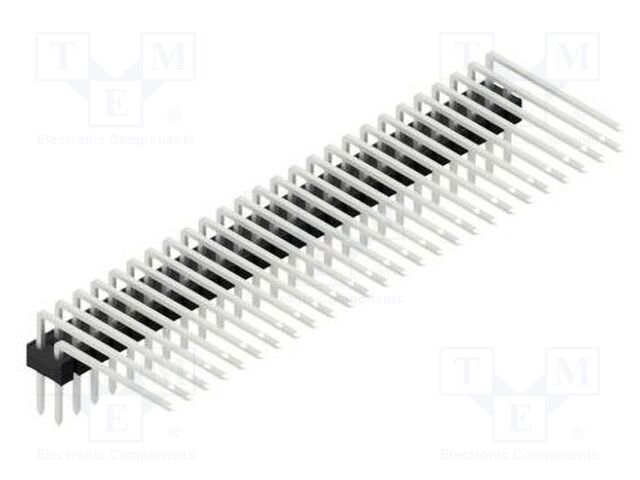 Connector: pin strips; pin header; male; PIN: 52; 2.54mm; THT; 2x26