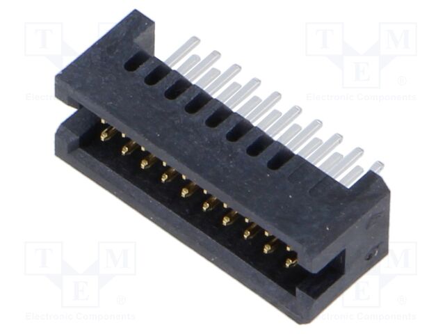 Connector: PCB to PCB; male; PIN: 20; 1.27mm; TFM; THT; socket; 3.7A