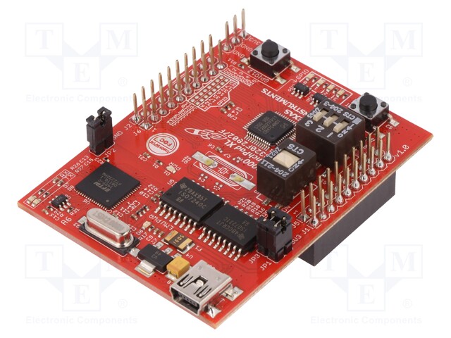 Dev.kit: TI; USB B micro,pin strips; Comp: TMS320F28027F