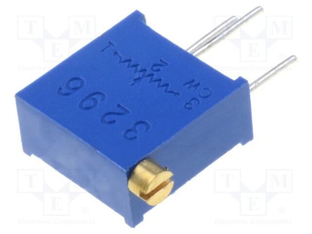 Potentiometer: mounting; multiturn; 2kΩ; 500mW; THT; ±10%; linear