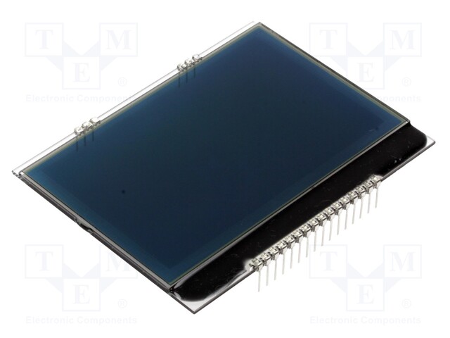 Display: LCD; graphical; 160x104; FSTN Negative; black; 78x60.96mm