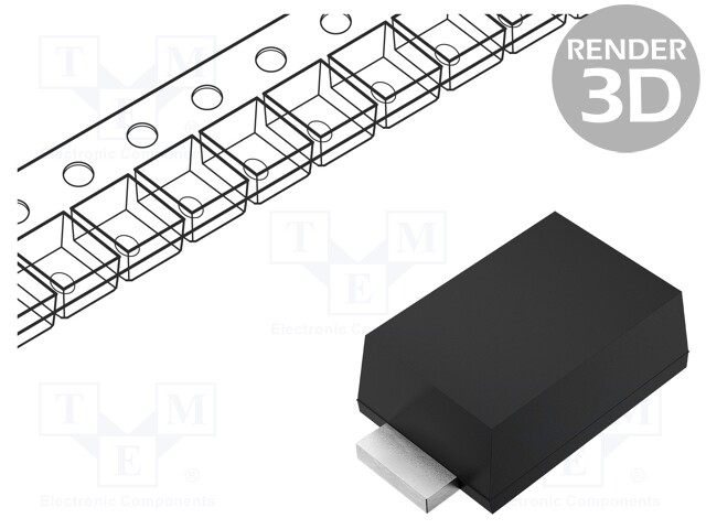 Diode: Schottky rectifying; SMD; 40V; 3A; SMB; reel,tape